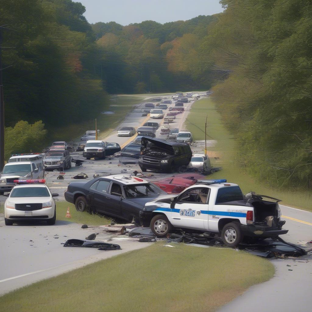 Virginia Accident Scene